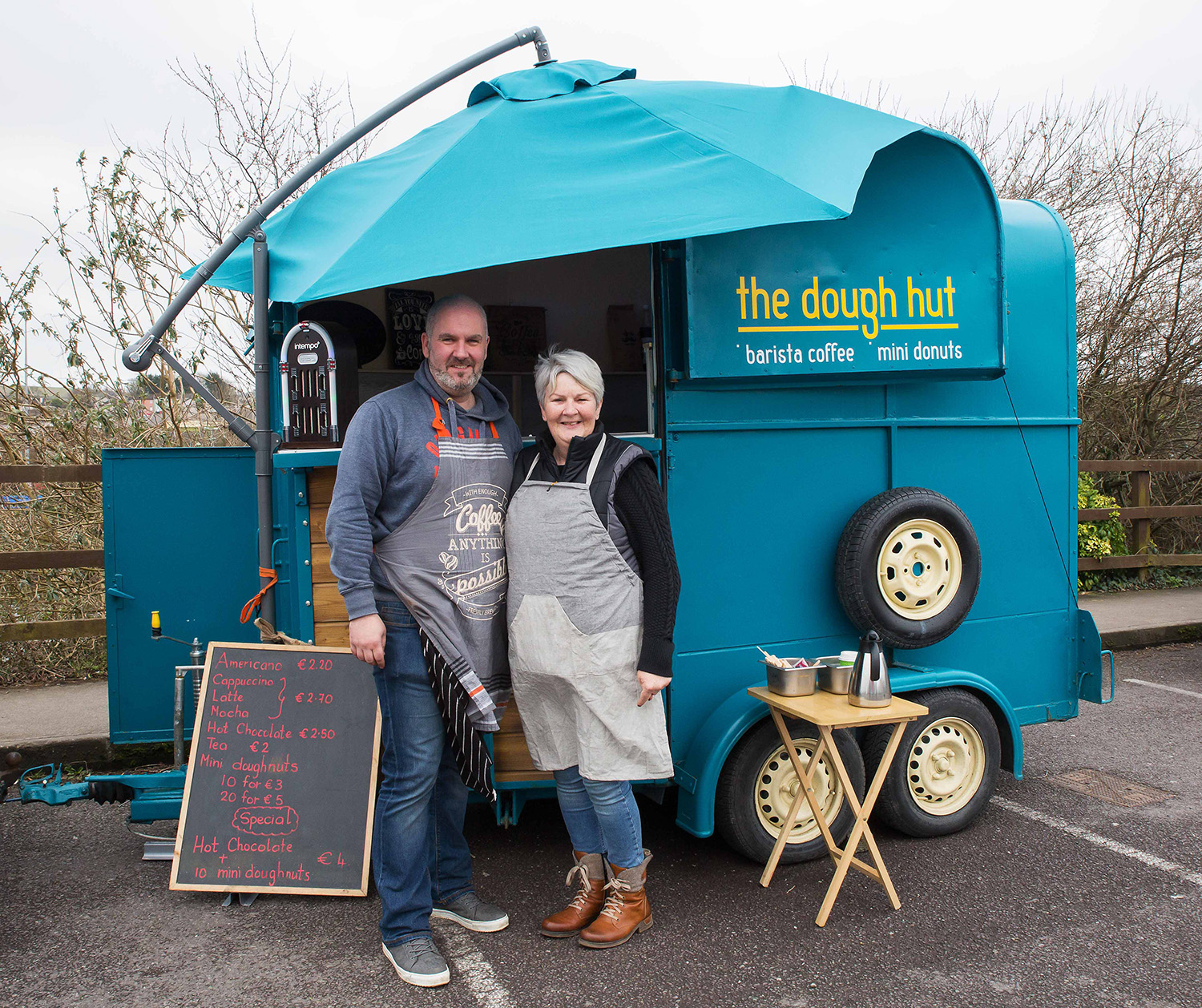 Lar and Elizabeth Corcoran, The Dough Hut